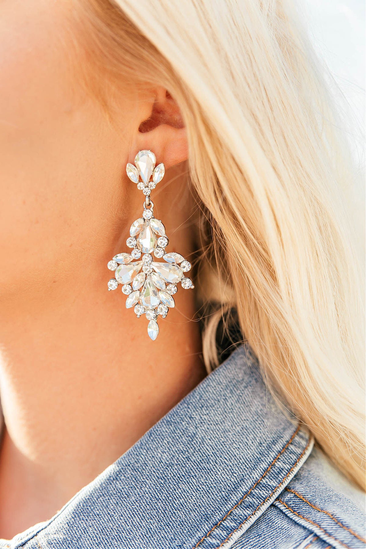 "Lets Sparkle" Crystal Drop Earring