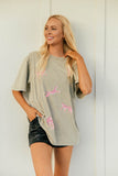 NEW!! Tiger Graphic Tee in Tan