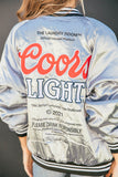 AS SEEN ON WHITNEY RIFE!! The "Coors Light" Official Nylon Bomber Jacket