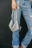NEW!! Crystal Knotted Bag in Silver