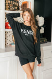 NEW!! "Icon Print" Oversized Sweatshirt