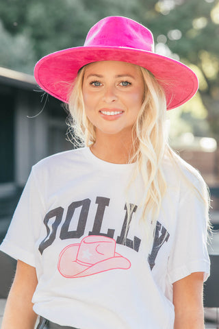 New!! Dolly Graphic Tee in White