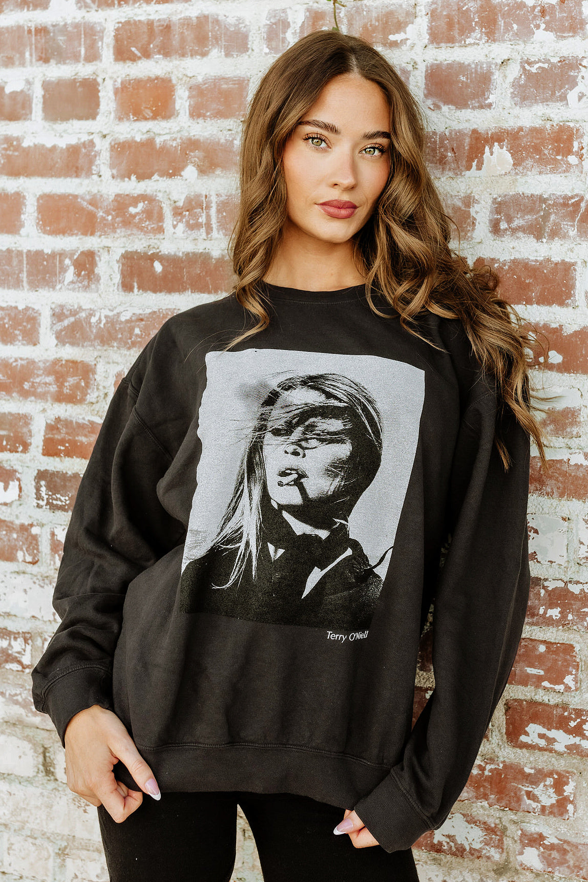 FINAL SALE!! The "Paris Icon" Sweatshirt in Black