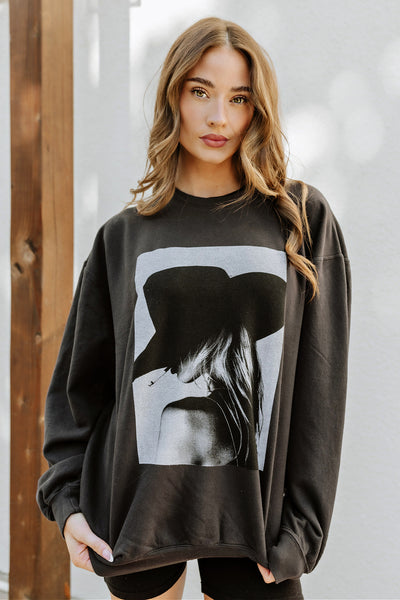 GB ORIGINAL!! The "Paris Cowgirl" Sweatshirt in Black - PRE ORDER