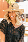 NEW!! Bungalow Shell Straw Cowboy Hat