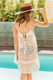 NEW!! Eyelet High Low Coverup in White