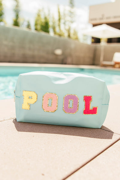 NEW!! "Pool” Nylon Bag in Turquoise