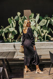 NEW!! The "Sunday" Maxi Dress in Black
