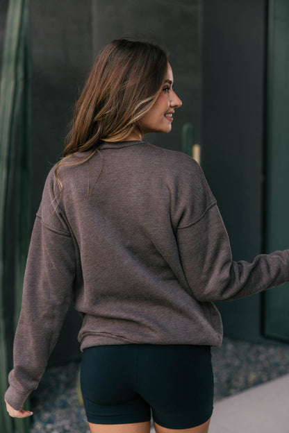 Wild West Rodeo Sweatshirt in Brown