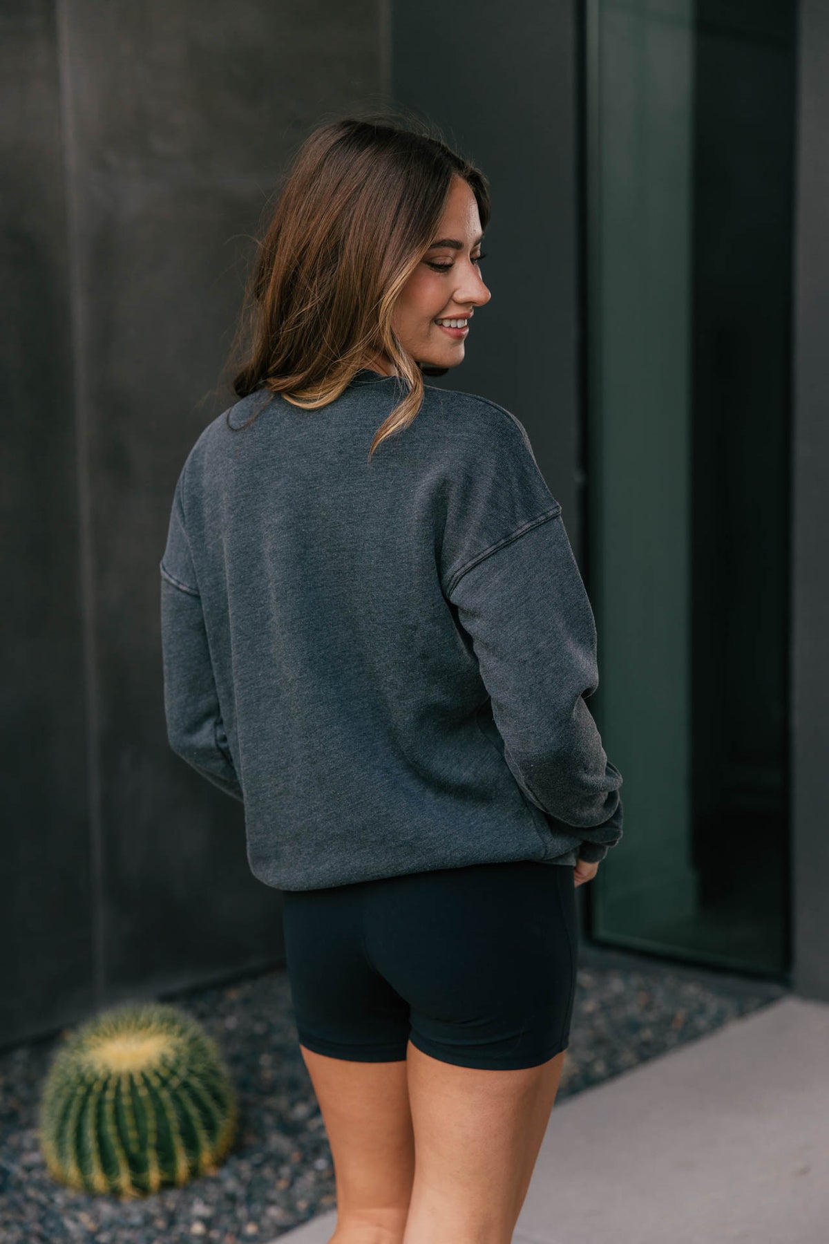 Wild West Rodeo Sweatshirt in Mineral Black