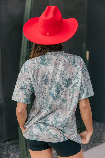 "Merry" Graphic Tee - Camo