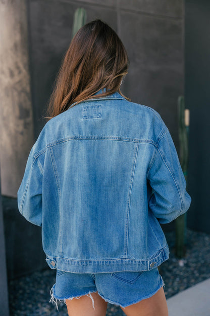 "It Girl" Oversized Denim Jacket
