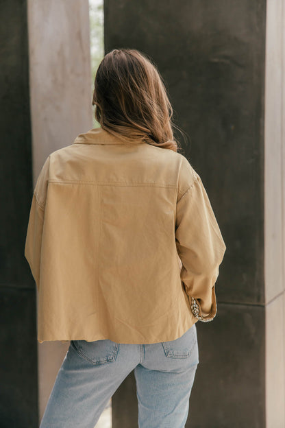 Crystal Embellished Utility Jacket