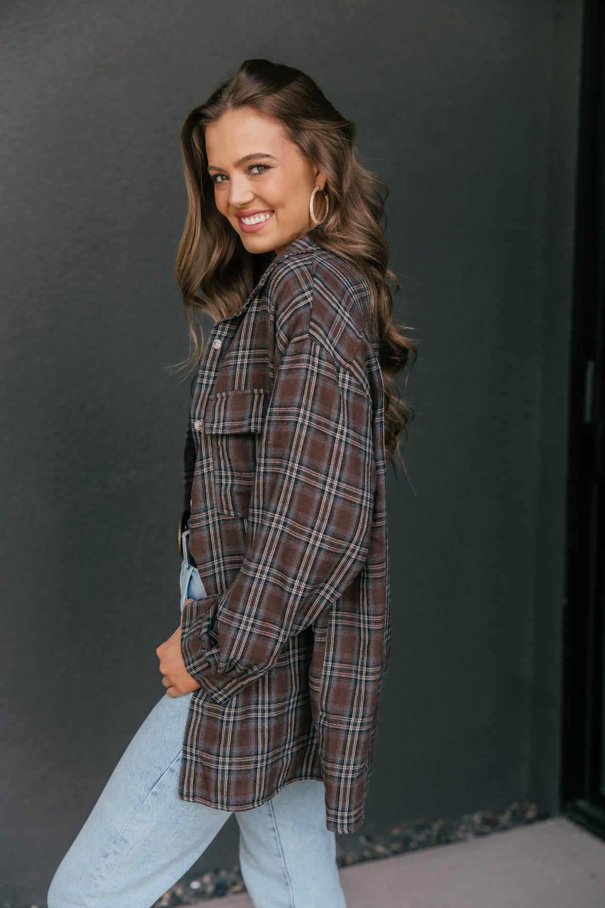 "Heritage" Plaid Button Down in Brown