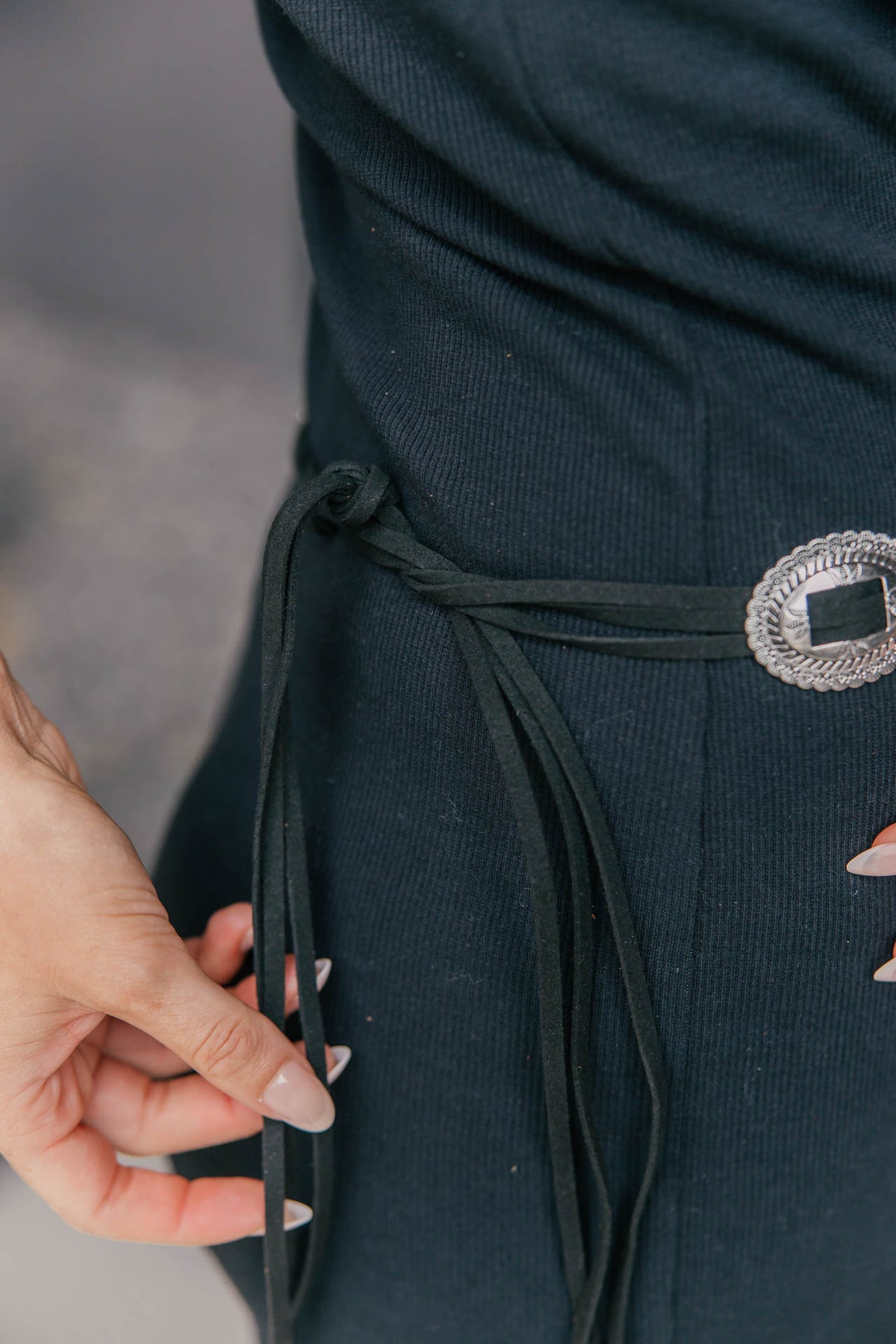 "Most Wanted" Wrap Belt - Black