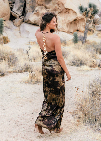The "Sterling" Cowl Neck Maxi Dress
