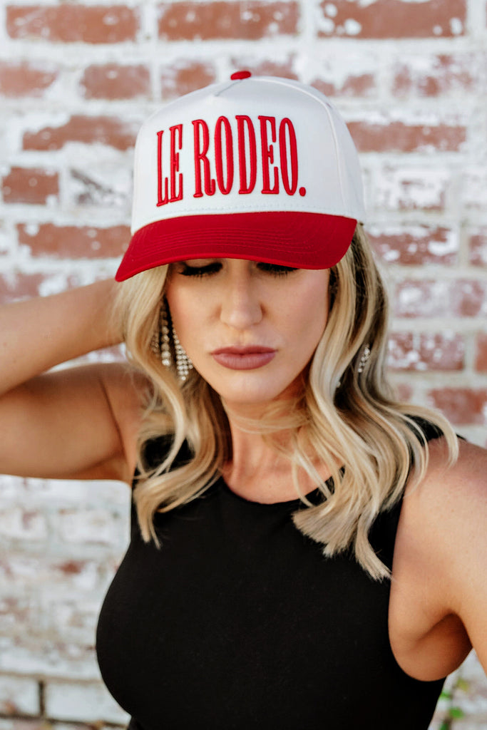 NEW!! Le Rodeo Vintage Trucker in Red