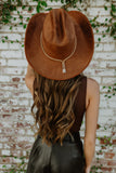 NEW!! The Kenny Faux Suede Cowboy Hat in Camel