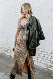 NEW!! Metallic Leopard Print Dress