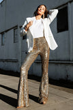 AS SEEN ON WEST DESPERADO!! Mercury Bells Gold Sequin Pants by Show Me Your Mumu