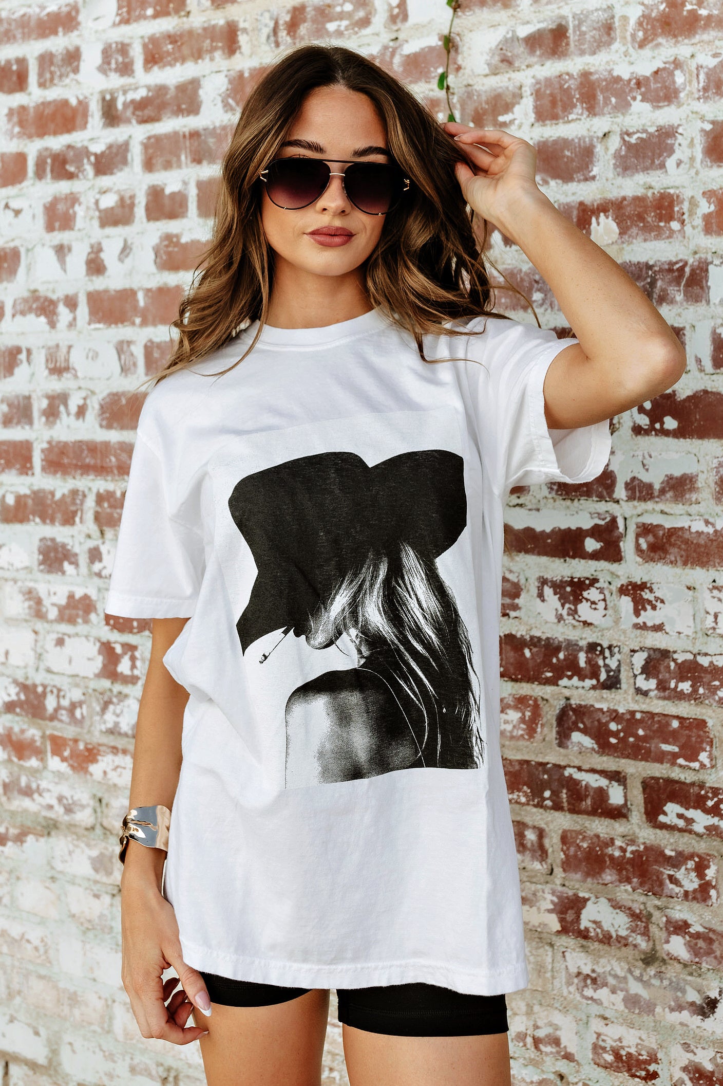 FINAL SALE!! The "Paris Cowgirl" Tee in White