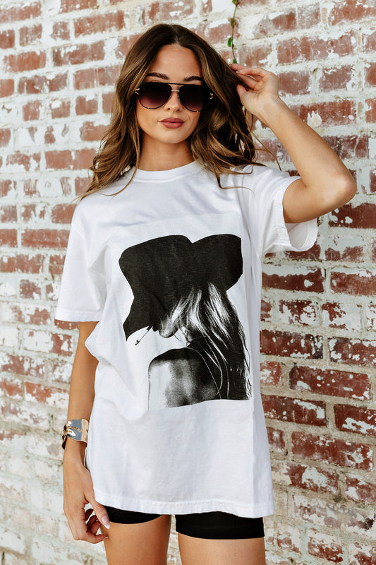 NEW!! The "Paris Cowgirl" Tee in White