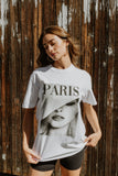 GB ORIGINAL!! The "Paris Print" Tee in White