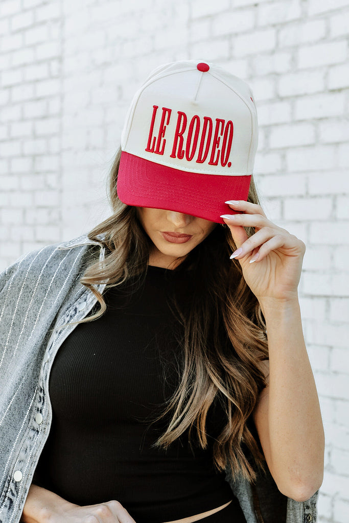 NEW!! Le Rodeo Vintage Trucker in Red