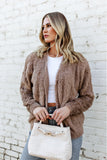 FINAL SALE!! Taupe Mohair Cardigan