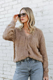 NEW!! Taupe Mohair Cardigan