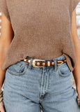 NEW!! Phoenix Disc Belt by Petit Moments in Brown