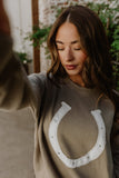 NEW!! Horseshoe Sweatshirt by The Laundry Room