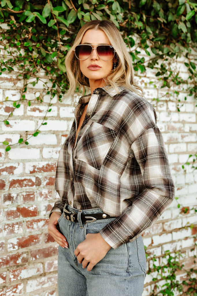 FINAL SALE!! The "Jackson" Flannel in Charcoal