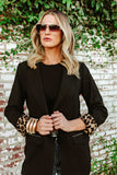 BEST SELLER!! The Rock Studded Blazer in Black in sizes S-2XL