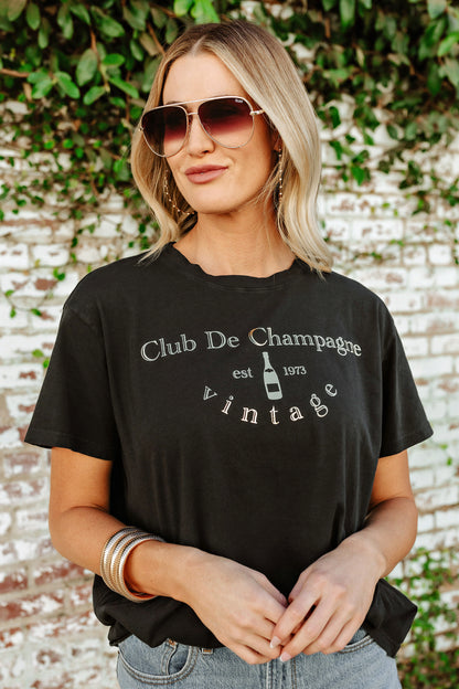 FINAL SALE!! Travis Tee Champagne Graphic Tee