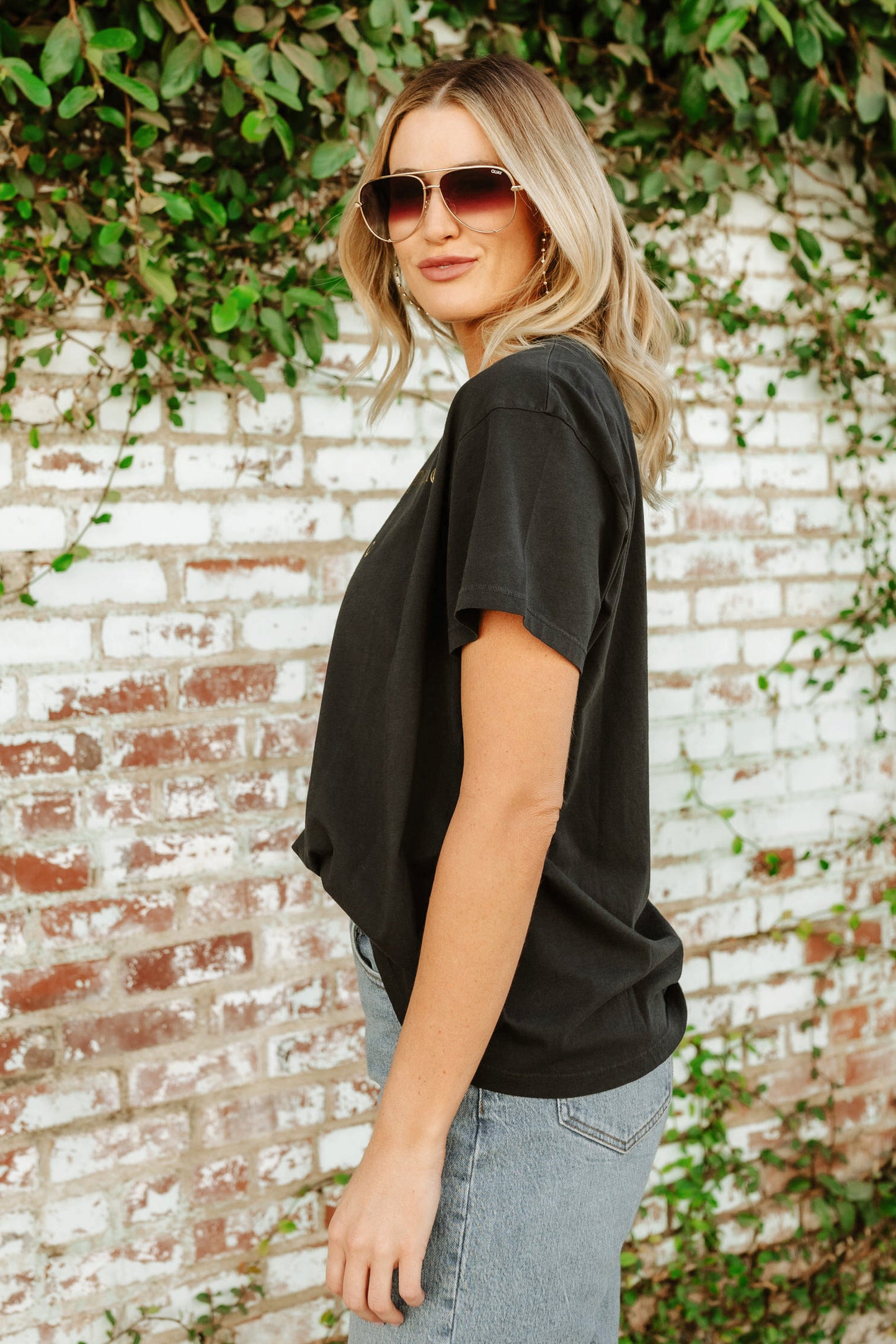 FINAL SALE!! Travis Tee Champagne Graphic Tee