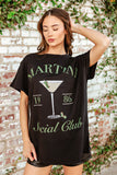 NEW!! Martini Social Club Tee by Show Me Your Mumu