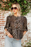 NEW!! Camille Leopard Top