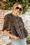 NEW!! Camille Leopard Top