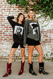 GB ORIGINAL!! The "Paris Cowgirl" Sweatshirt in Charcoal