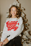 NEW!! Santa Baby Sweatshirt in White