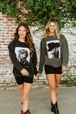 GB ORIGINAL!! The "Paris Cowgirl" Sweatshirt in Charcoal