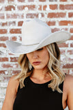 NEW!! The Kenny Faux Suede Cowboy Hat in Ivory