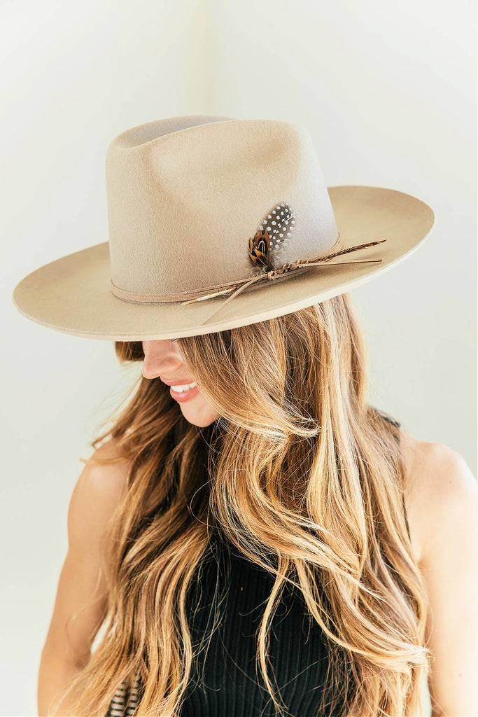 NEW!! Corbett Feather Wool Cowboy Hat