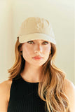 NEW!! "Iconic" Embroidered Khaki Ball Cap in 2 Colors