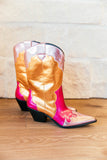 The Dolly Multi Metallic Cowboy Boots