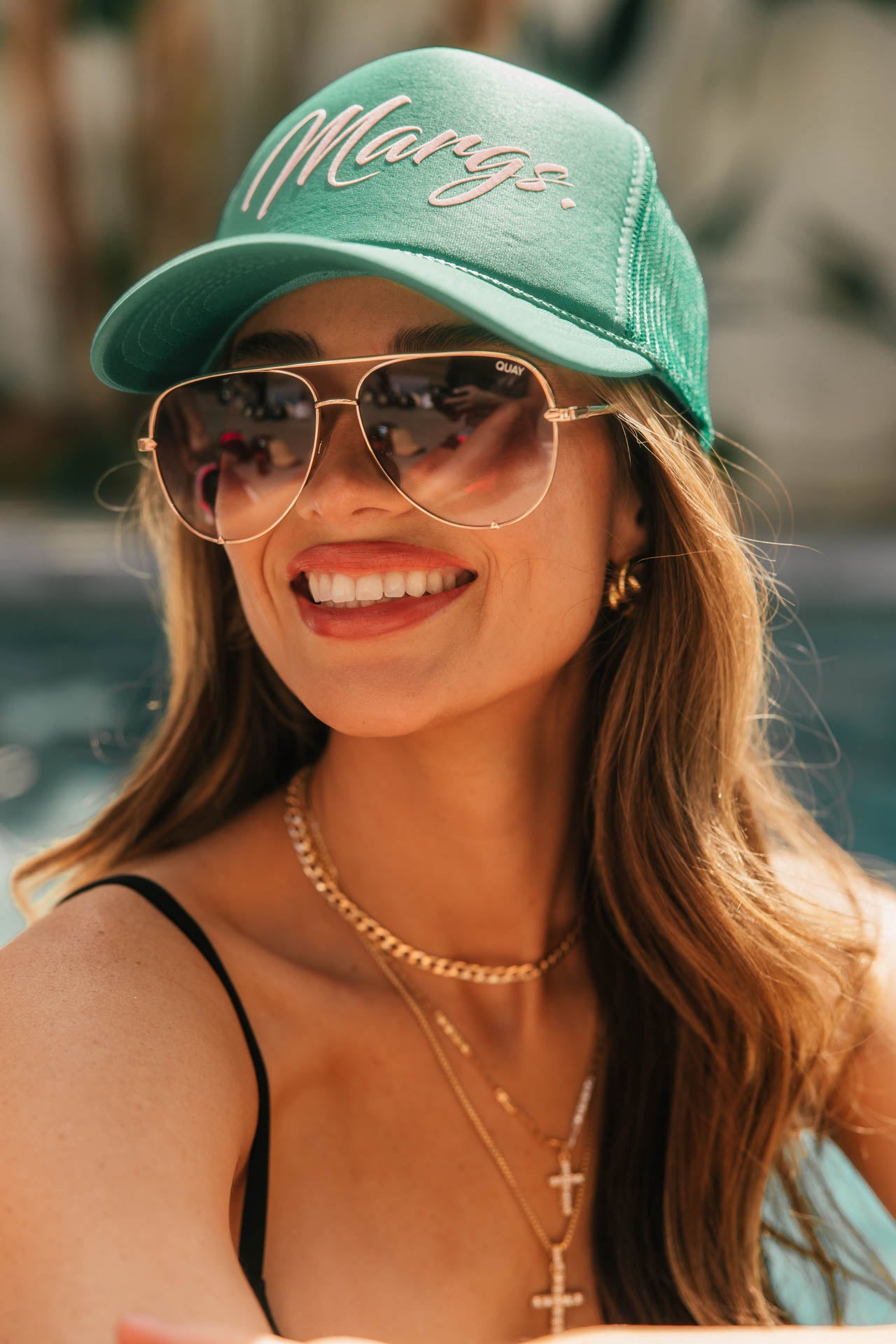 NEW!! "Margs" Trucker Hat in Green