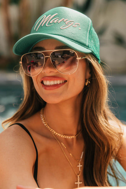NEW!! "Margs" Trucker Hat in Green