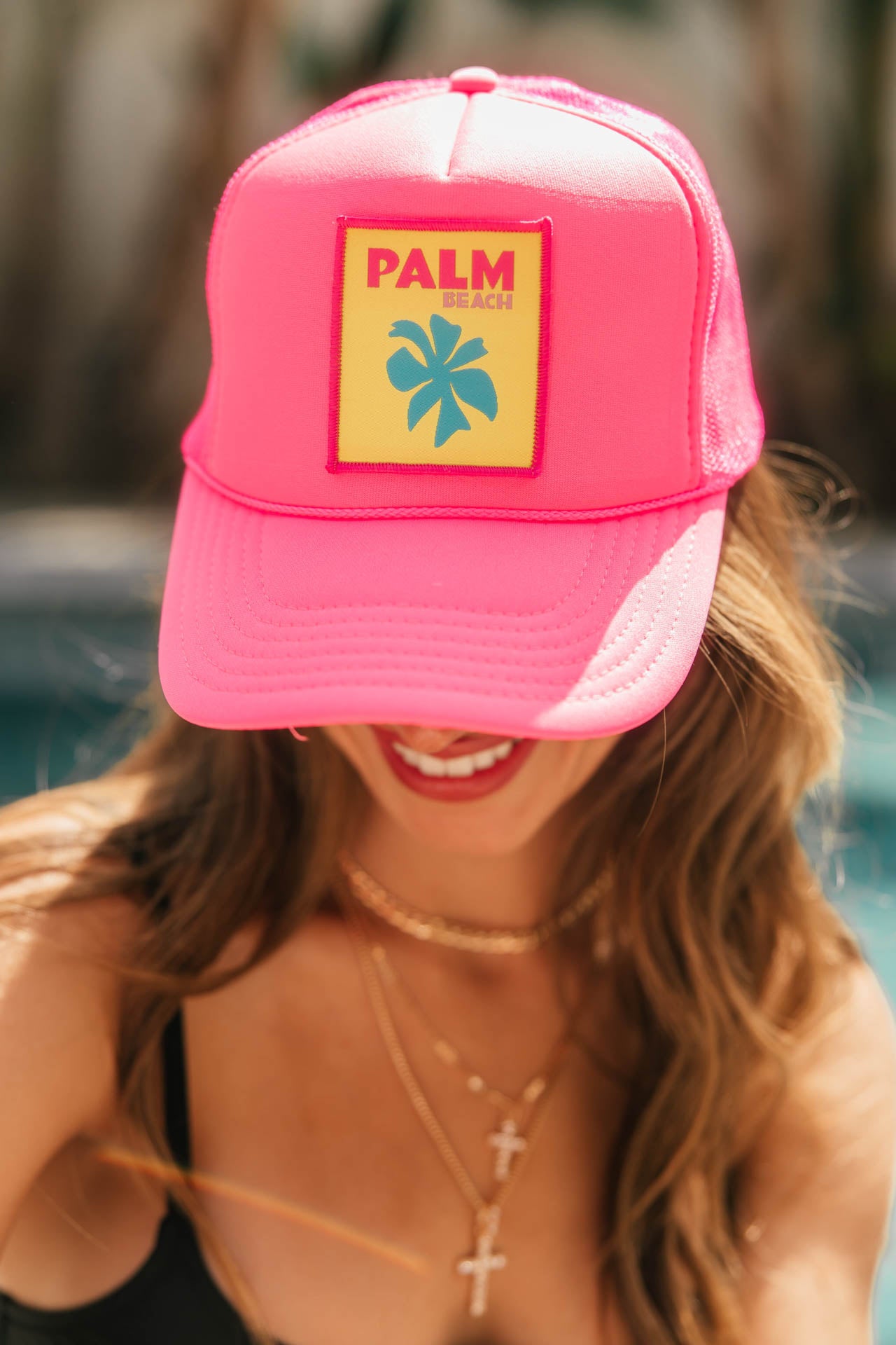 NEW!! The Palm Beach Trucker Hat in 5 Colors (8045638811887)