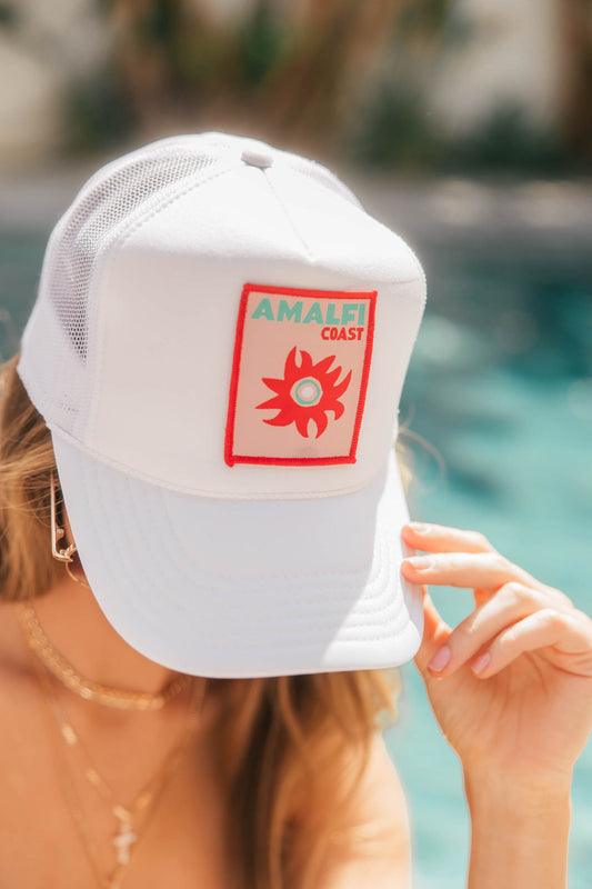 AS SEEN ON WHITNEY RIFE!! The Amalfi Coast Trucker Hat in 6 Colors & Styles (8045642580207)